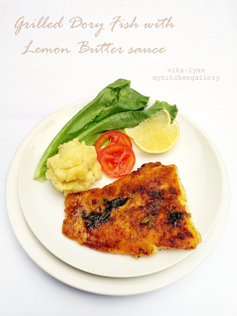 Lynn's Kitchen Grilled Dory with lemon butter sauce