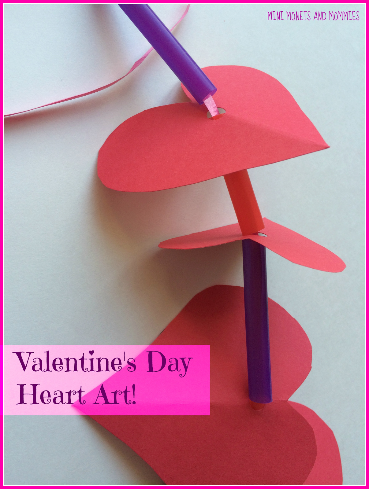 Mini Monets and Mommies: Valentine's Day Sensory Art and Science Activity