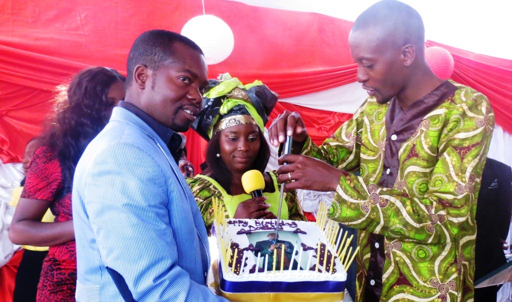 Apostle Pride Sibiya celebrating his birthday. Apostle Pride Sibiya celebrating his birthday.