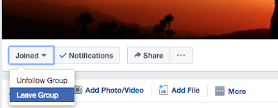 How Can you remove yourself from a group on Facebook Fast
