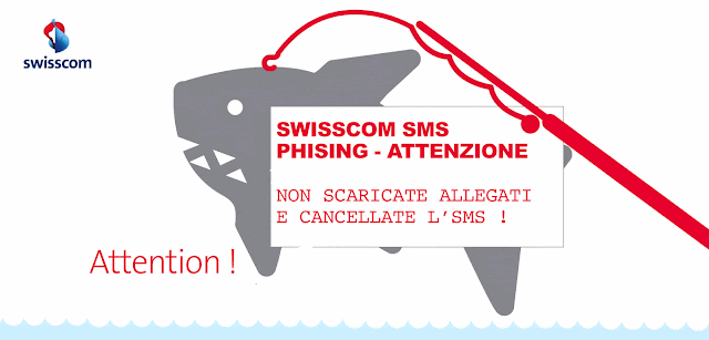 Attenzione: SMS Swisscom falso! 