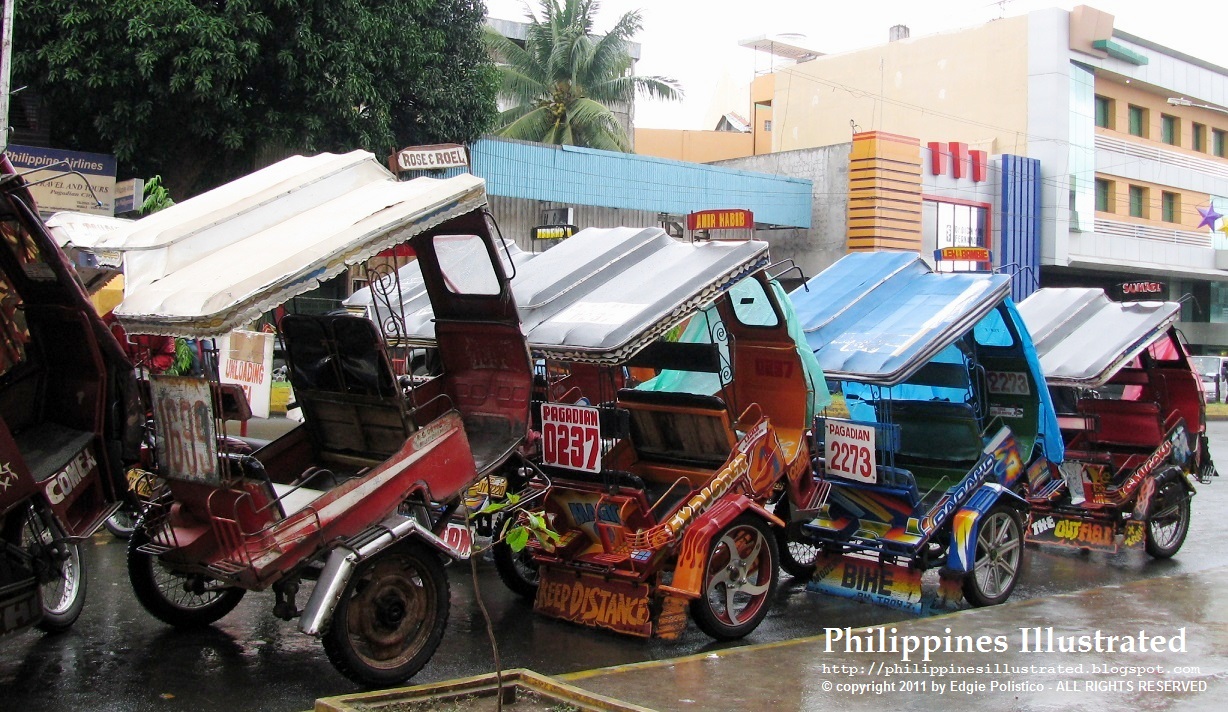Philippines Illustrated Tricycles that always look up the heavens to