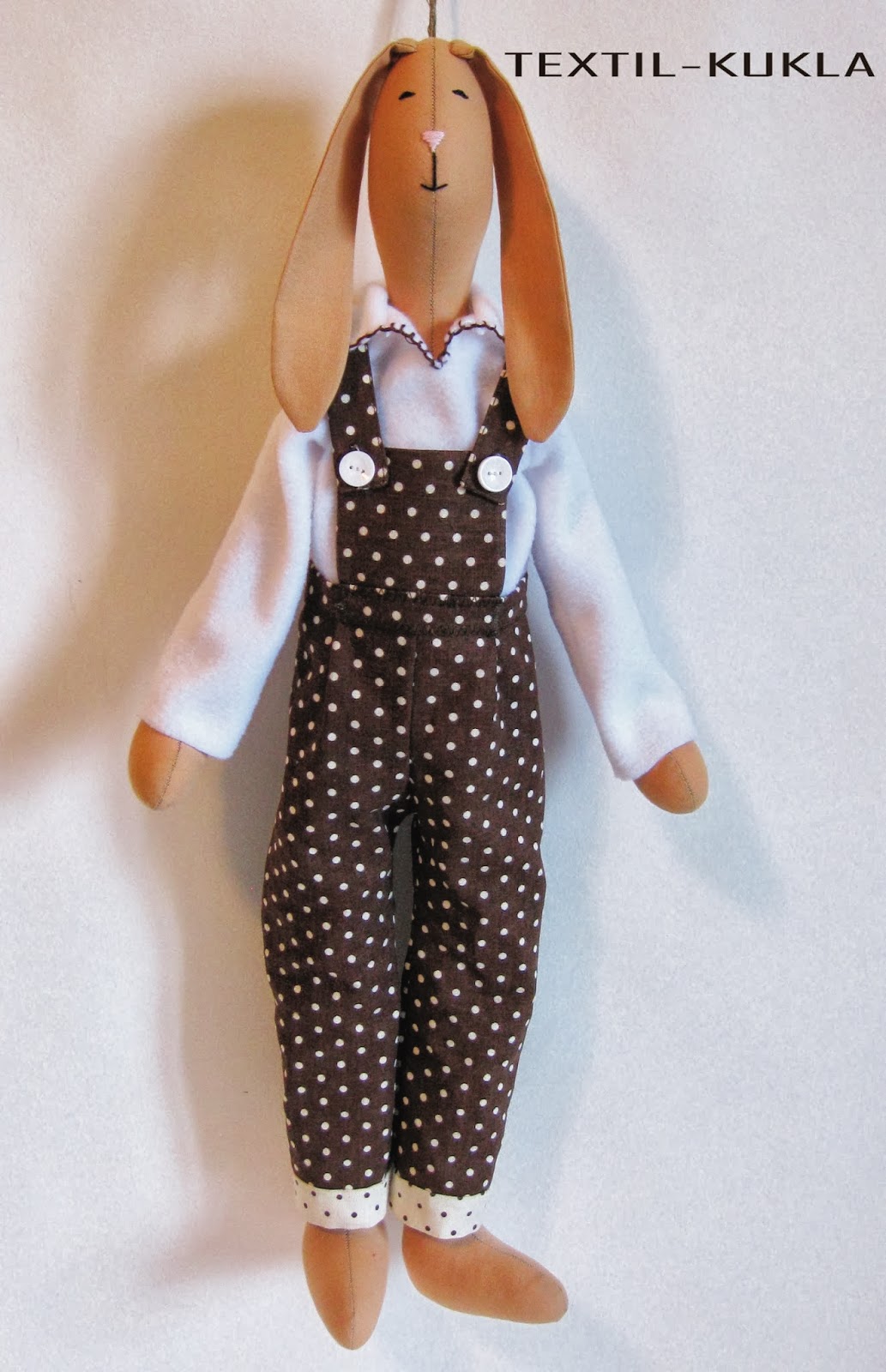 Textil-KUKLA Текстильные куклы и игрушки ручной работы.: Заяц в горох ...