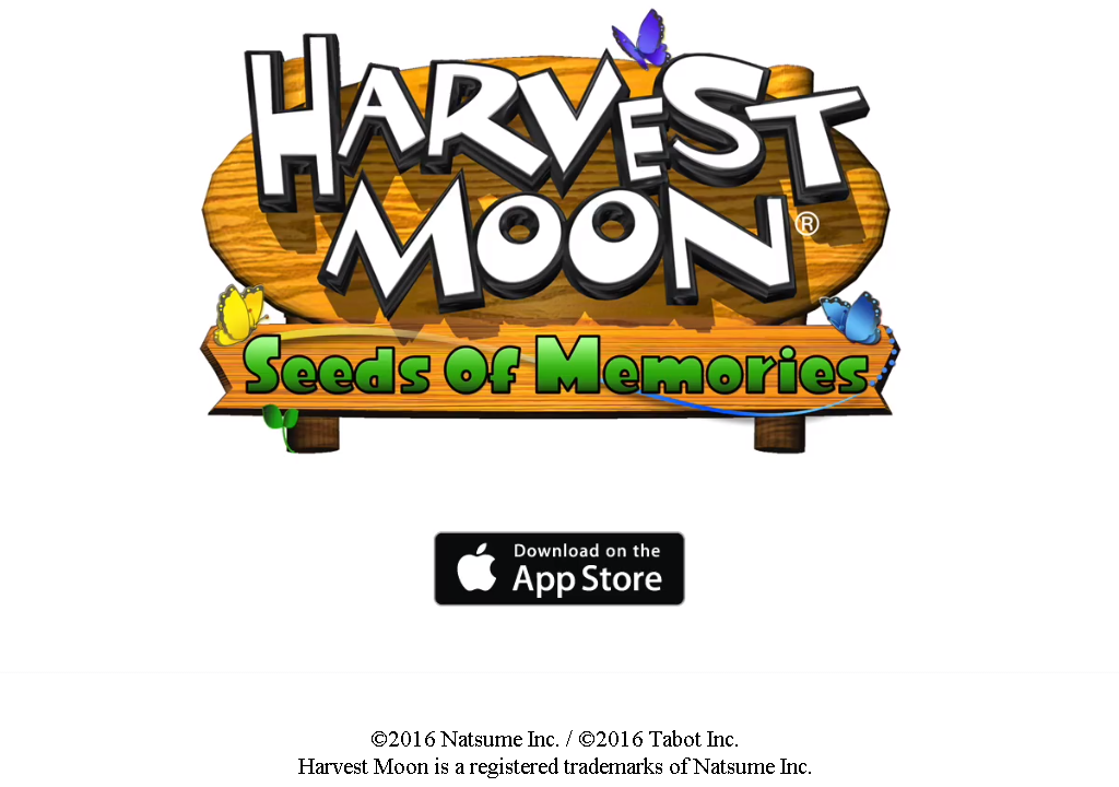 Harvest Moon Seeds of Memories Resmi di Rilis Untuk iOS