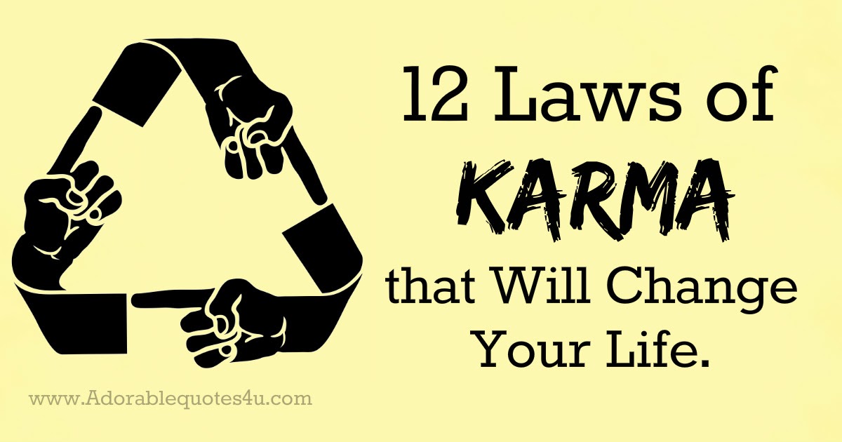Mesmerizing Words 12 Laws of Karma that Will Change Your Life