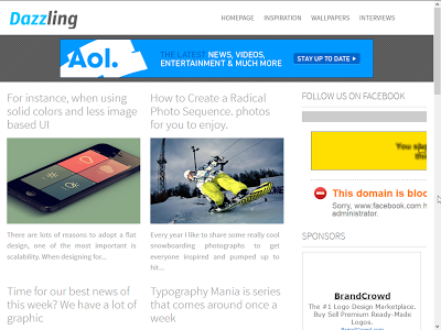 Dazzling Responsive Blogger Template