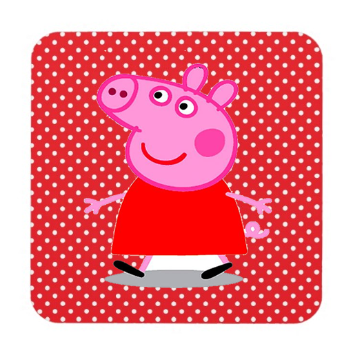 Peppa Pig en Fondo Rojo con Lunares Blancos : Kit para Imprimir Gratis. Etiquetas de Peppa Pig en Fondo Rojo con Lunares Blancos para imprimir gratis.