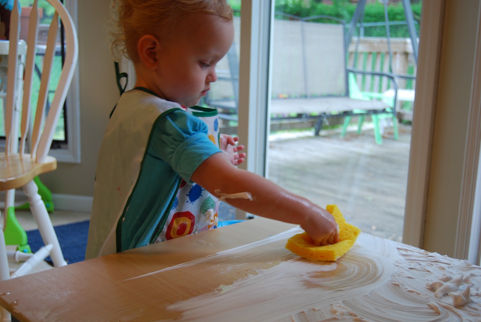From Chalkboards To Strollers Toddler Table Washing