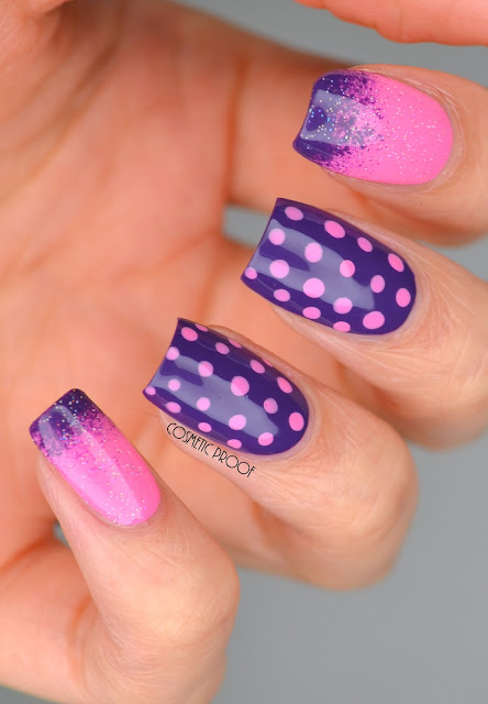 LACC Pink and Purple Nail Art