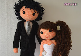 wedding amigurumi boda novios muñecos crochet ganchillo bride groom
