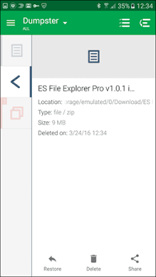تطبيق Dumpster لإستعادة الملفات المحذوفة بدون روت, dumpster download, استرجاع pdf, برنامج استعادة الملفات المحذوفة للاندرويد apk, تحميل برنامج استعادة الملفات المحذوفة للاندرويد مجانا
