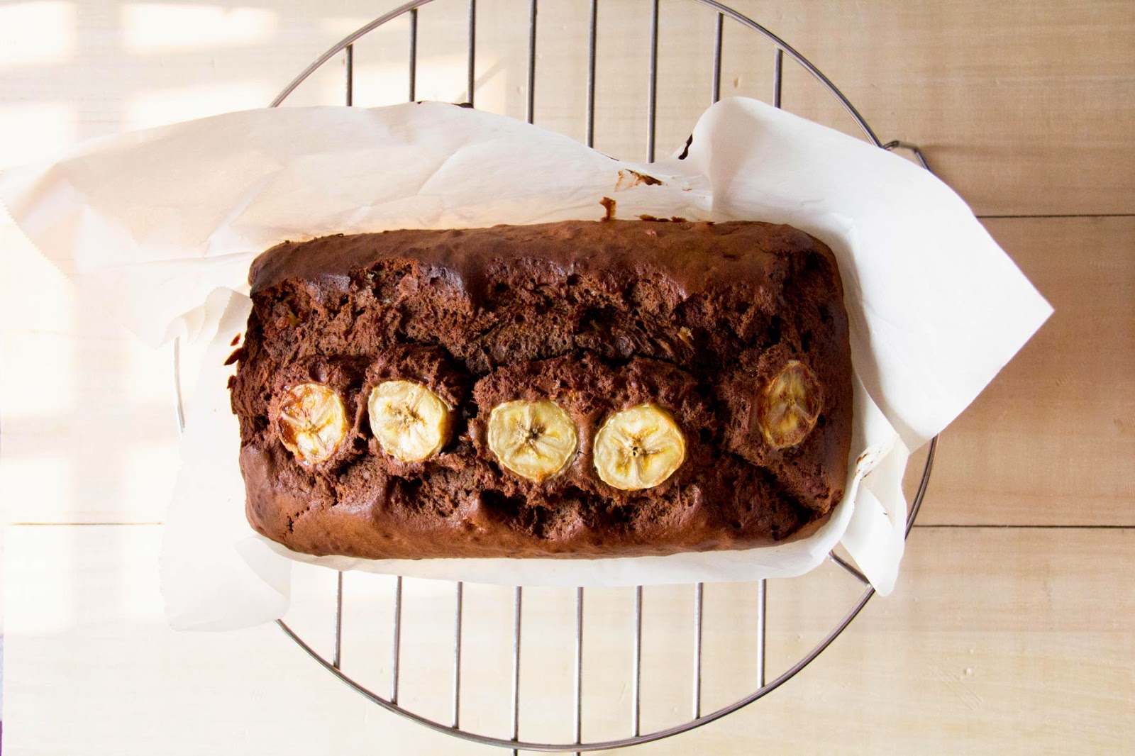 Easy Chocolate Banana Loaf