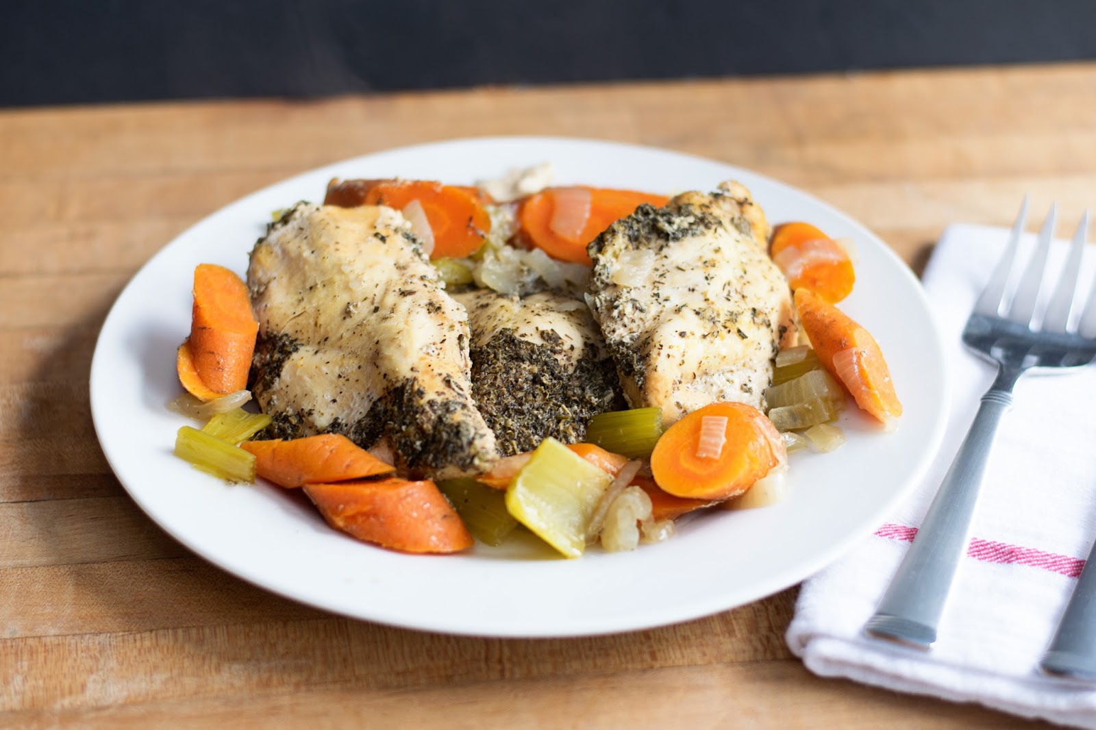 Easy Crockpot Herbed Chicken Dinner The Kitchen Wife
