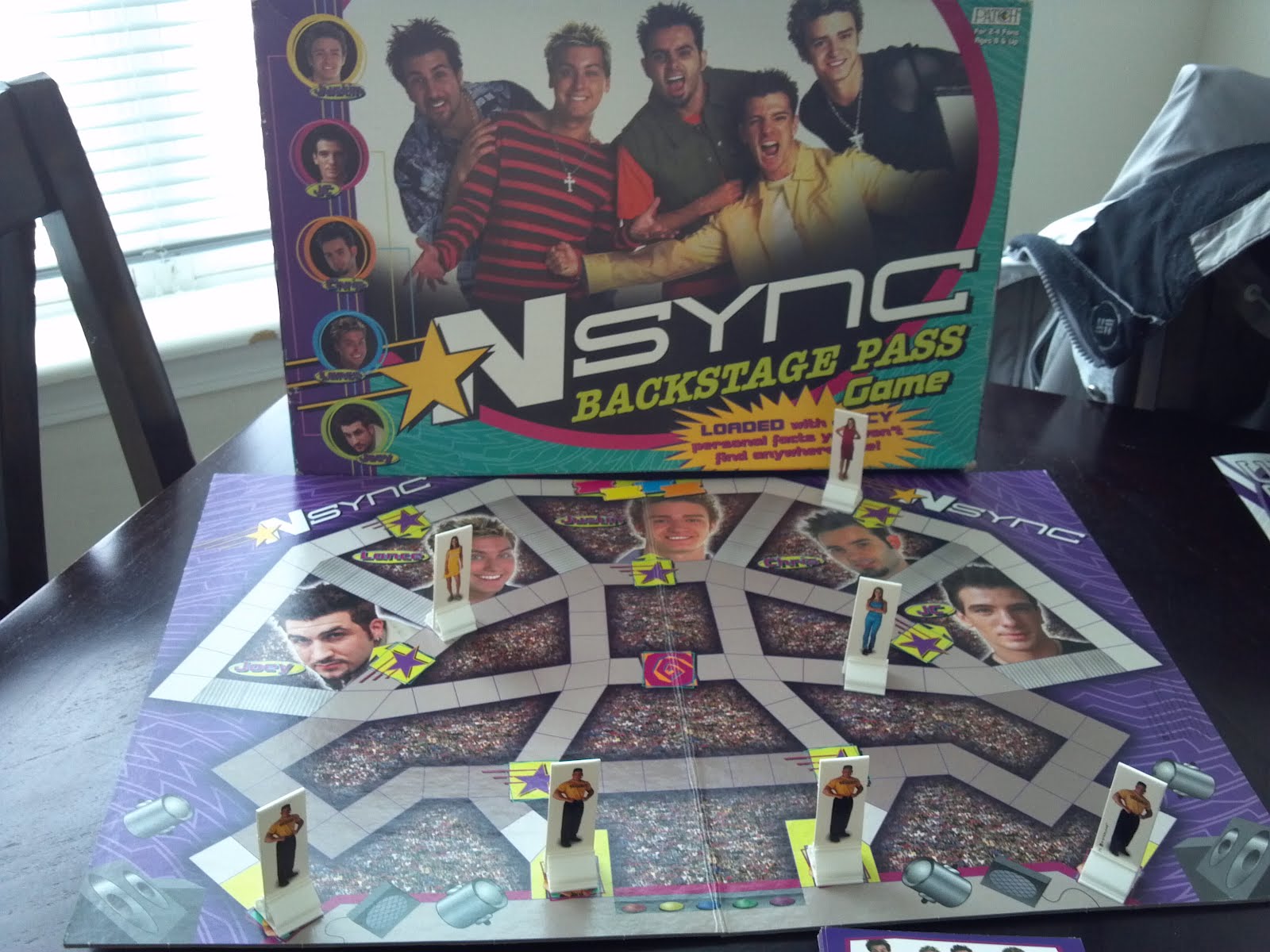 A Board Game A Day: NSYNC Backstage Pass Game