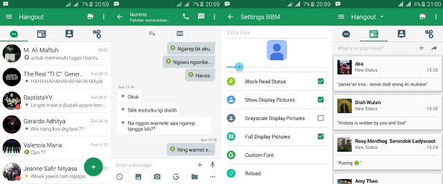 Kumpulan BBM MOD v2.10.0.31 Tampilan Elegan Untuk Android Kumpulan BBM MOD v2.10.0.31 Tampilan Elegan Untuk Android