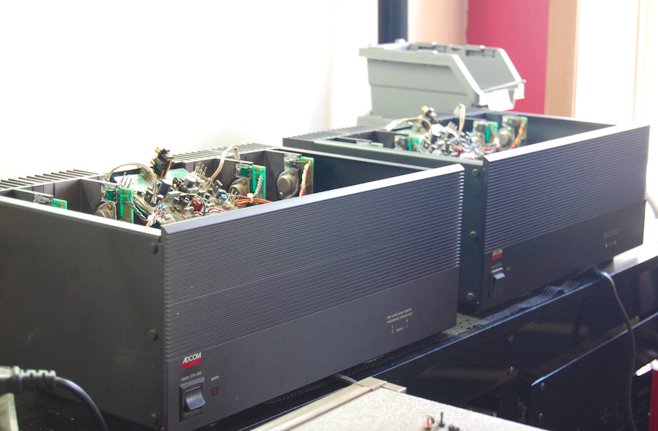 Today were showing a pair of Adcom GFA-555 Power Amplifiers that came in fo...
