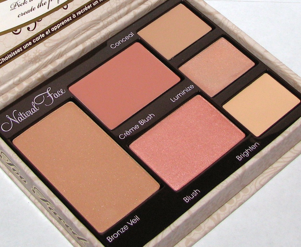 Too Faced NATURAL FACE PALETTE Swatches and Review