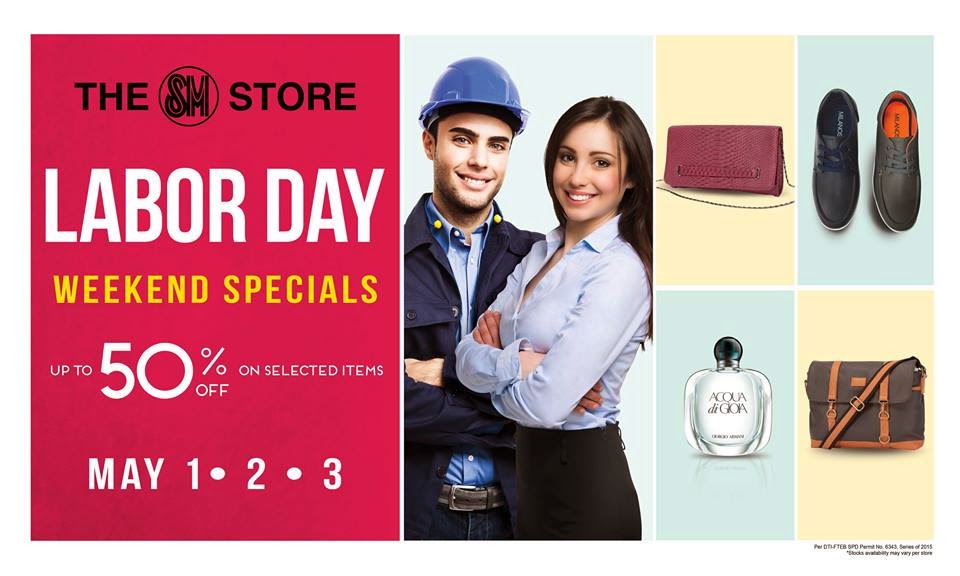 Manila Shopper SM Stores' Labor Day Weekend SALE 2015