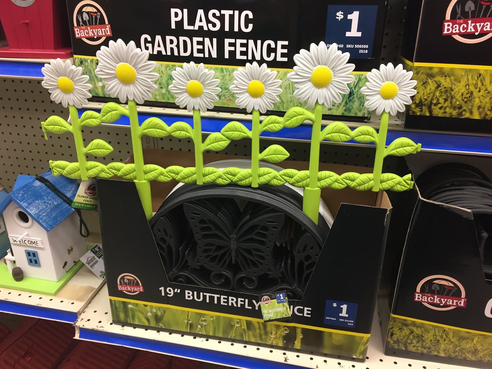 Dollar Store Garden Fencing = Faux Wrought Iron Booth Crush