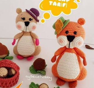 PATRON GRATIS ARDILLA AMIGURUMI 37989