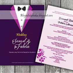 Format undangan pernikahan