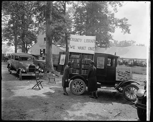 âCounty Library: We Want One,â Rockville Fair, Maryland, 1928.