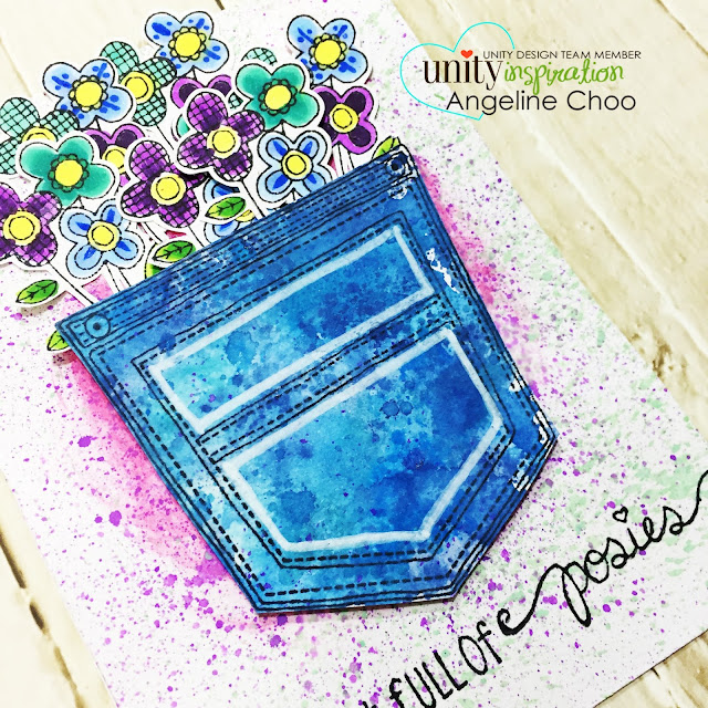 ScrappyScrappy: Pocket full of Posies with Unity Stamp #scrappyscrappy #unitystampco #timholtz #distressoxide #copicmarkers #pocketfullofposies #card #cardmaking #stamp #stamping #papercraft #handmadecard