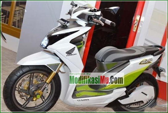 Modifikasi Honda Beat Pgm Fi Putih  Automotivegarage.org