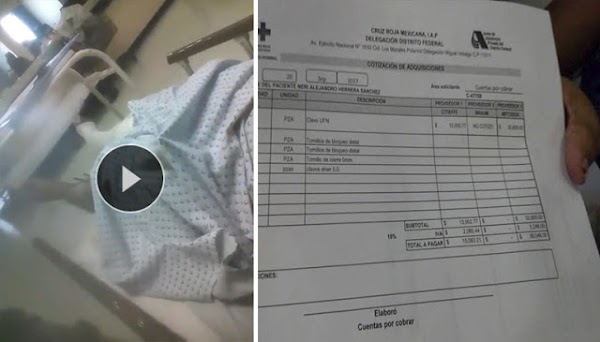 Cruz Roja mexicana NIEGA atención medica a hombre afectado por el sismo hasta que no pague | DIFUNDIR Cruz Roja mexicana NIEGA atención medica a hombre afectado por el sismo hasta que no pague | DIFUNDIR