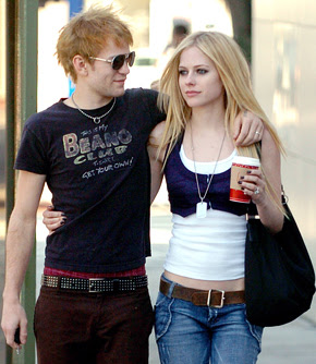 Avril Lavigne with Husband
