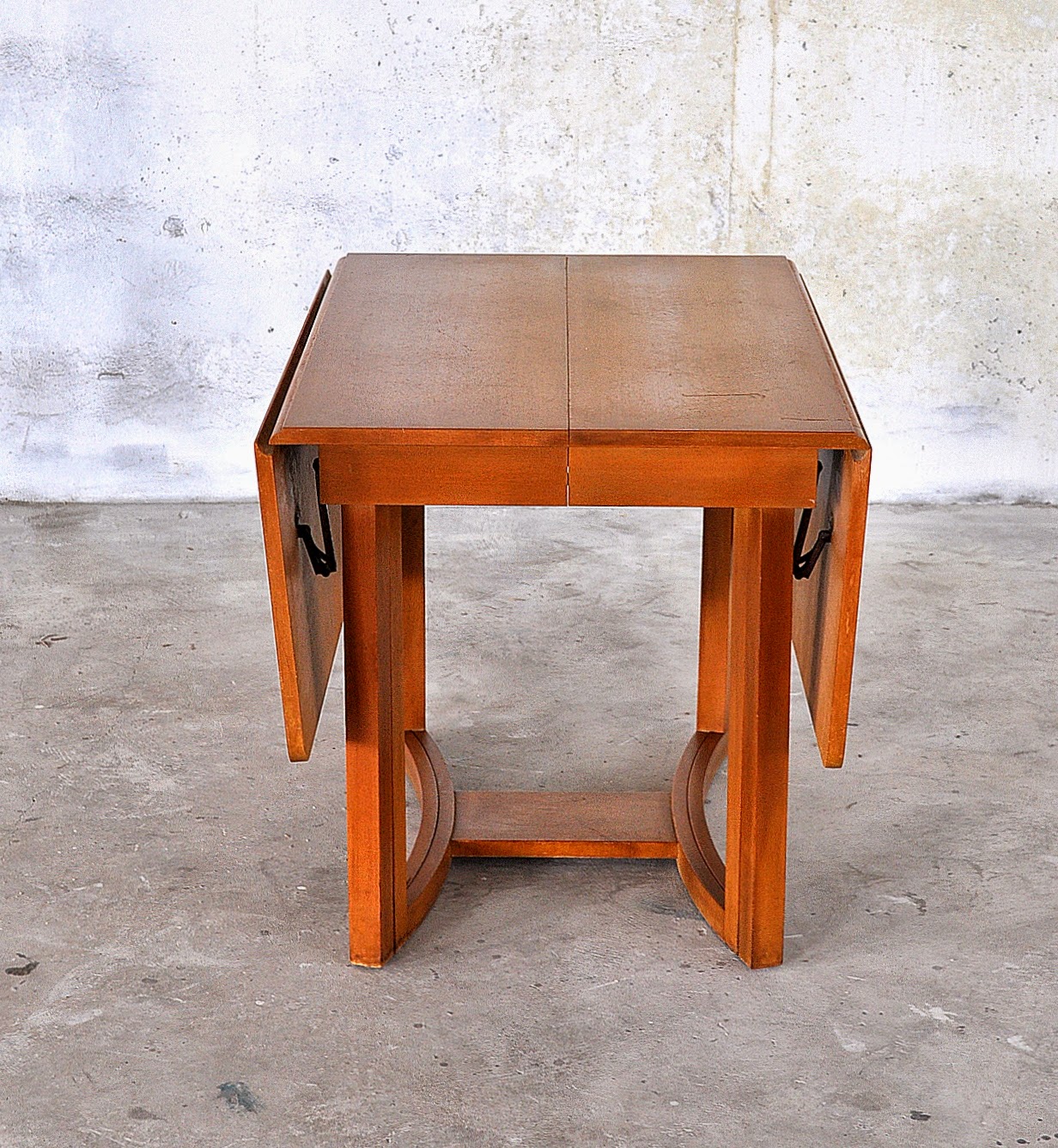 SELECT MODERN: Rare Mid Century Modern Extension Drop Leaf Dining Table