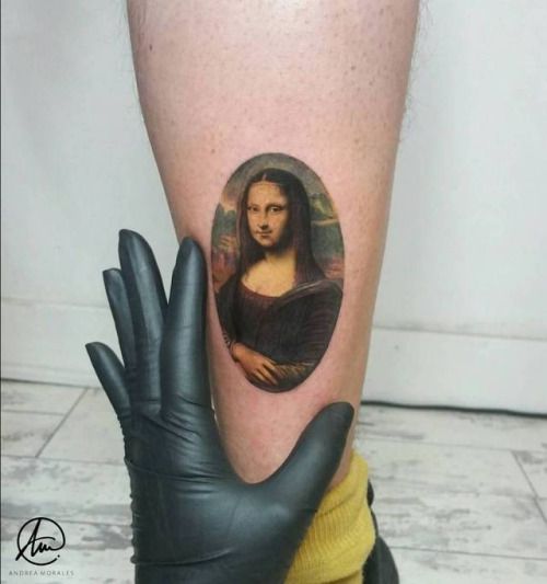 tatuaje de un cuadro famoso