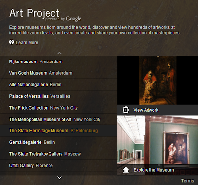 Explore world Museums with Google Art Project
