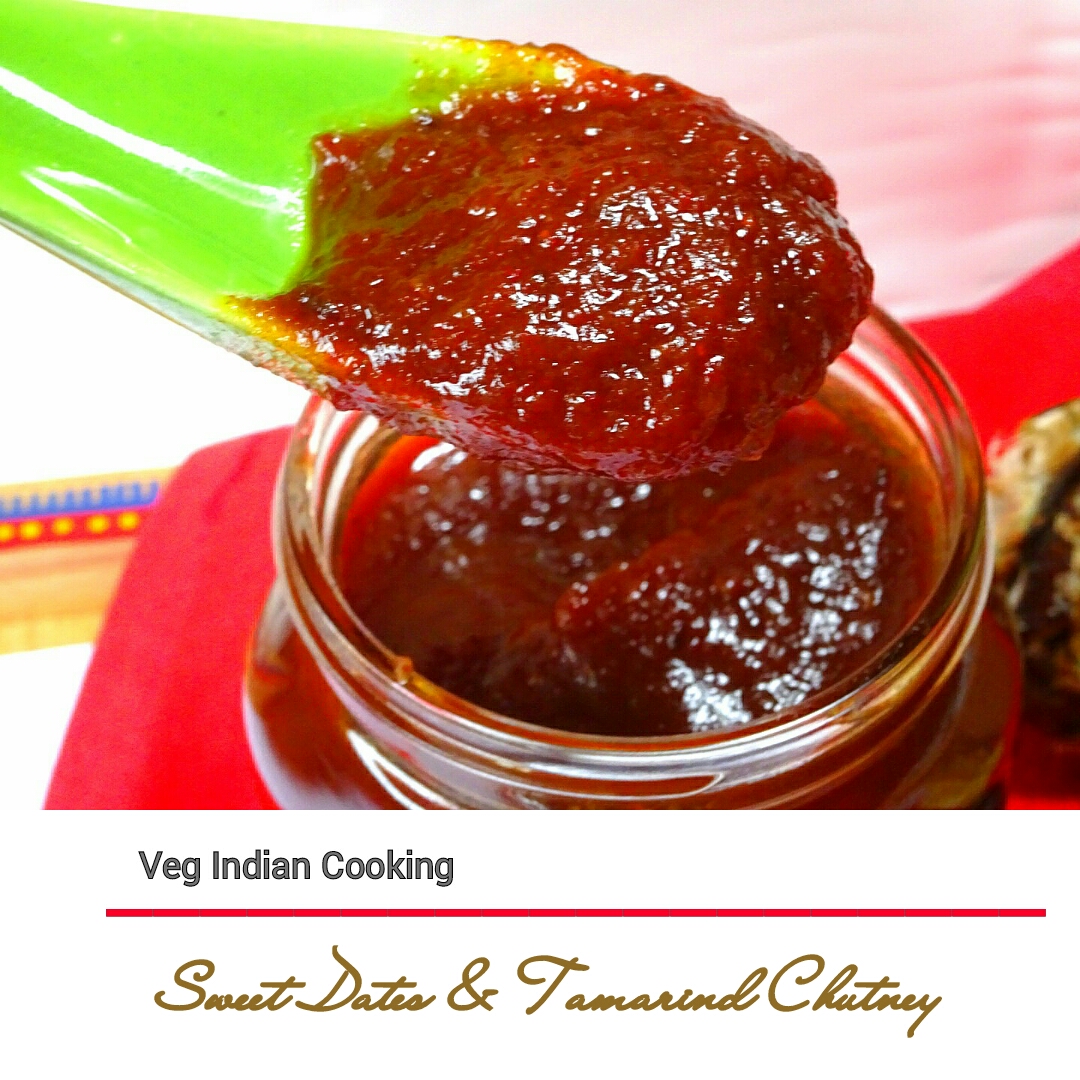 Veg Indian Cooking Dates and Tamarind Chutney