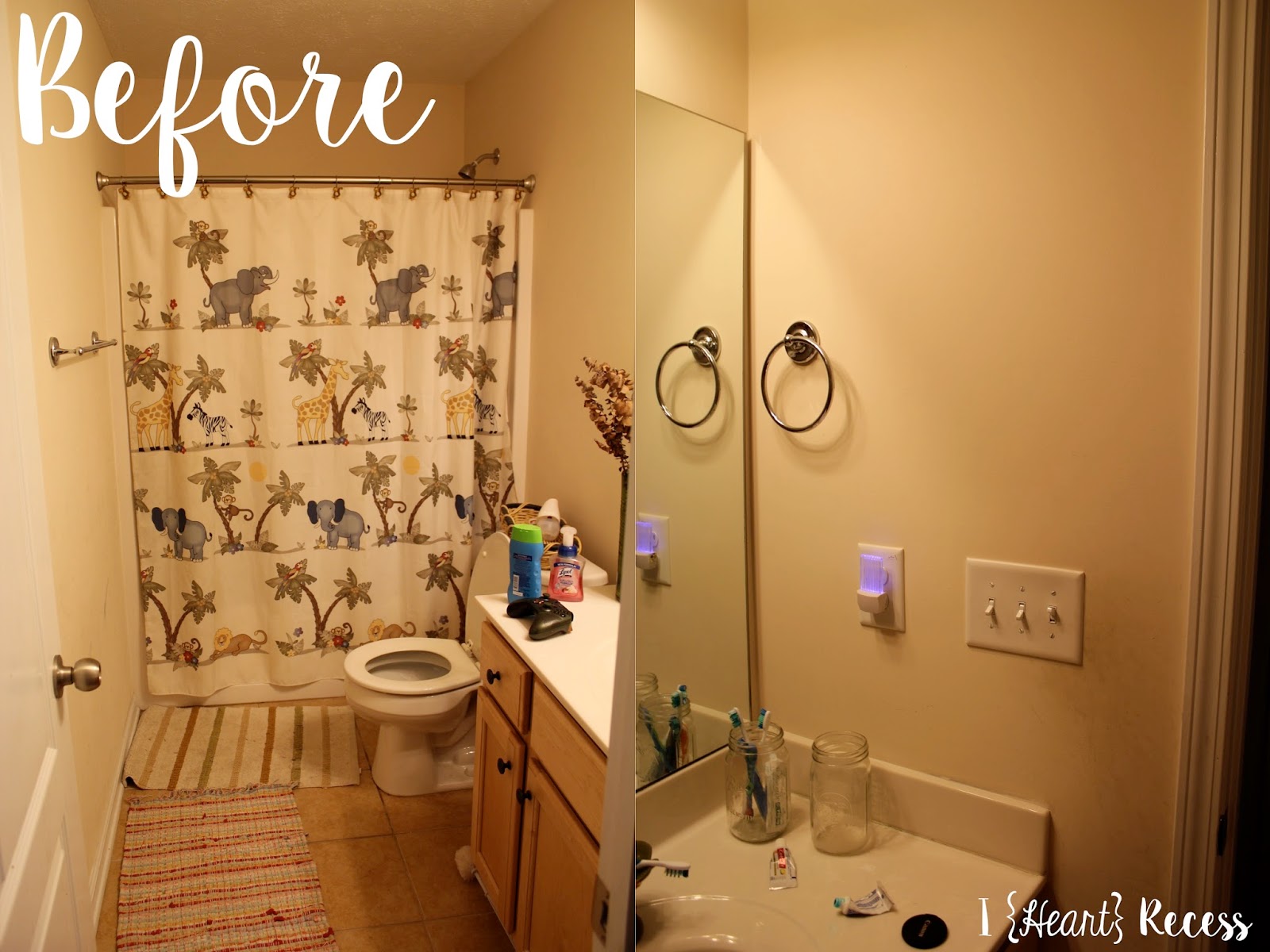 Monday Made It: Nautical Bathroom - I {heart} Recess Monday Made It: Nautical Bathroom - I {heart} Recess