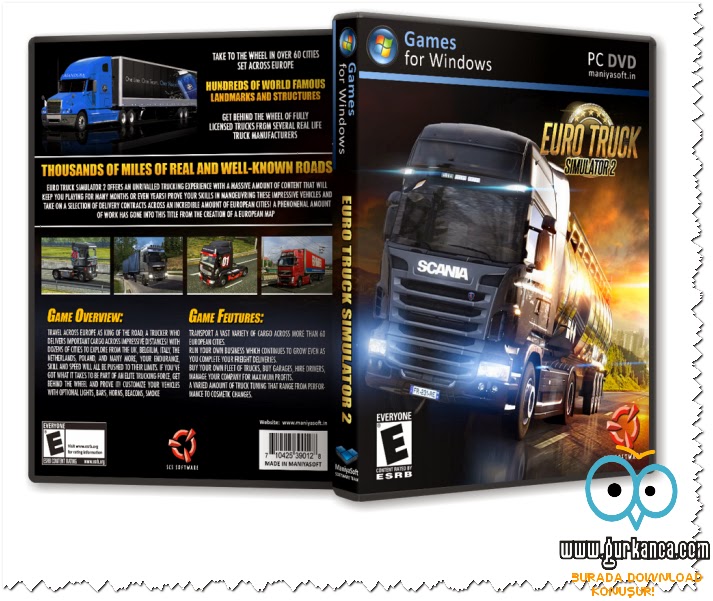 Euro Truck Simulator 2 Full Tek Link İndirTürkçe Sorunsuz Ücretsiz