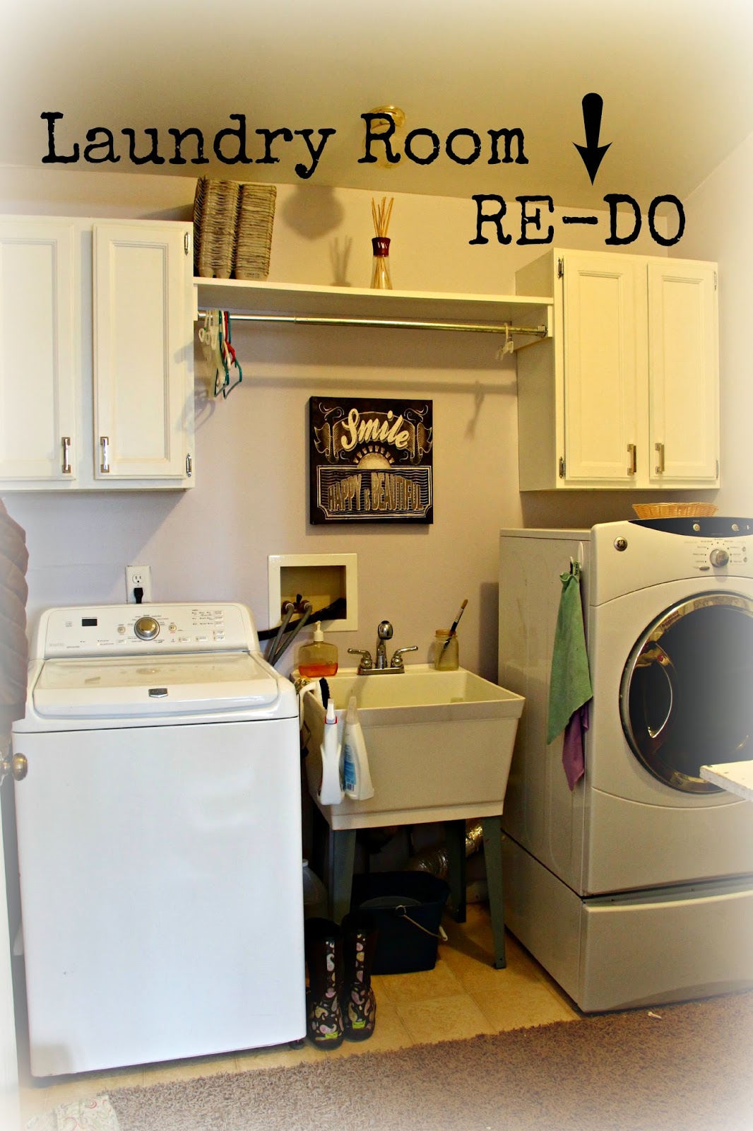 No Ordinary Sparrow: Laundry Room Re-Do