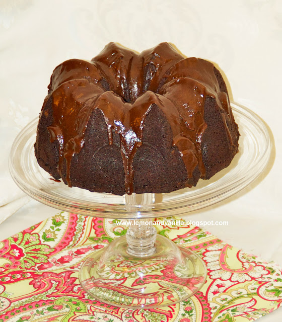 Lemon & Vanilla Chocolate and Cinnamon Bundt Cake (Bundtmania 3rd