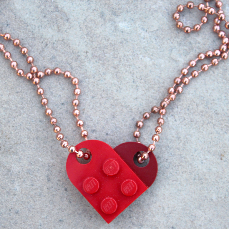 Lego Nub Best Friends Bff Necklace Diy - making handycrafts