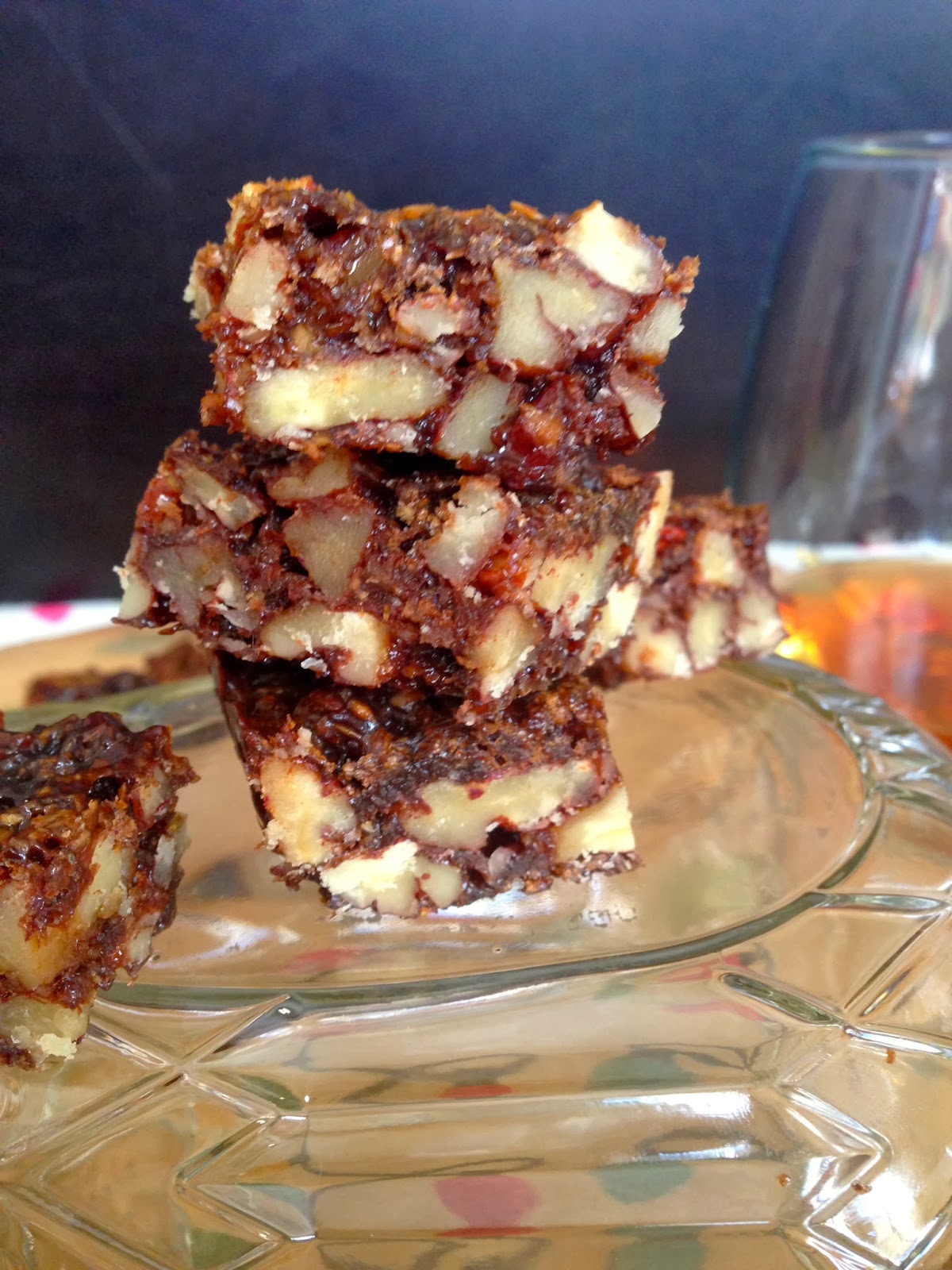 Mommy and Her Latte Whiskey Pecan Bars