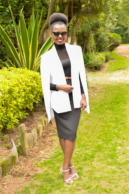 How to style a white cape