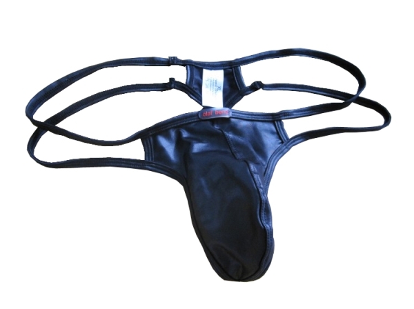 FASHION CARE 2U: UM259-6 Dark Blue Metallic Men's Underwear Double G-String