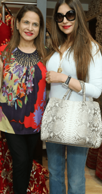 Ramola Bachchan and Tanisha Mohan Ramola Bachchan and Tanisha Mohan