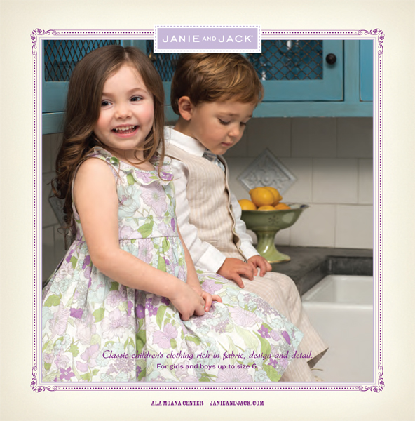 ehm Newsletter Janie and Jack Spring 2013 Photographed by Chris O'Shea