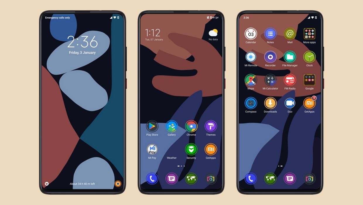 Pixel Pie 10 Q MIUI 11 Theme