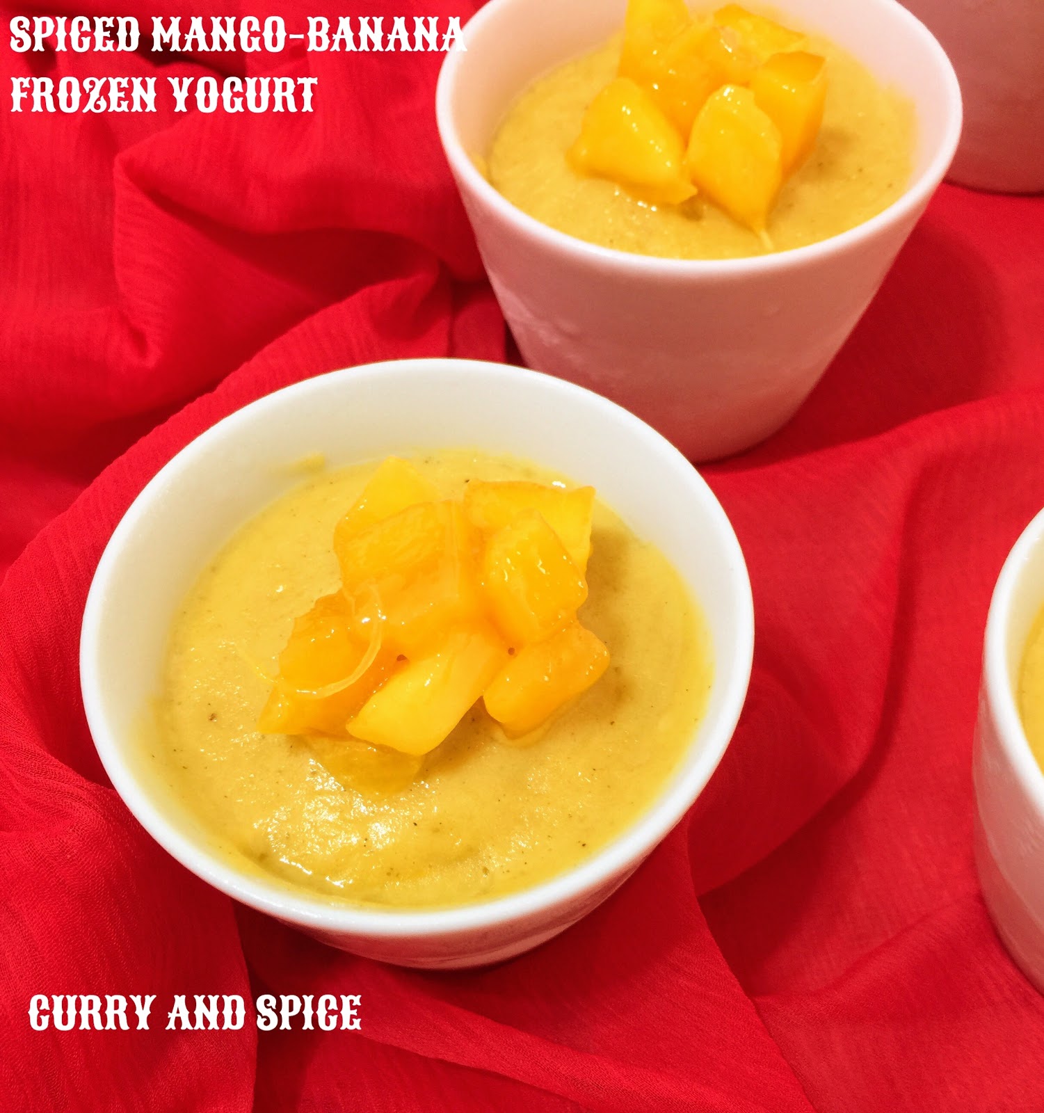 CURRY AND SPICE SPICED MANGOBANANA FROZEN YOGURT