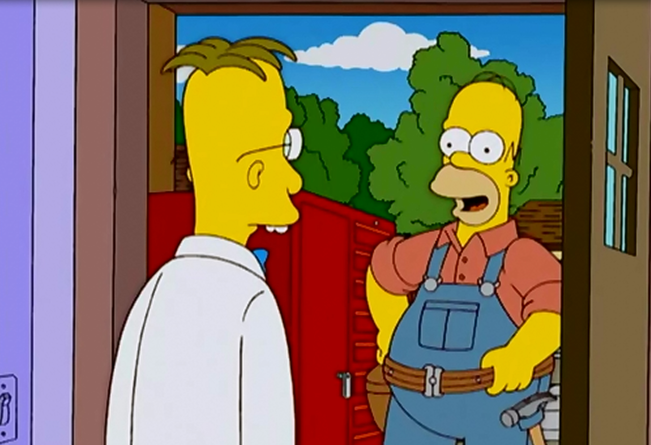 машина мардж симпсон. симпсоны судный день. I always watch the simpsons on tv. гомер симпсон прощается. симпсоны 26 сезон 3 серия.