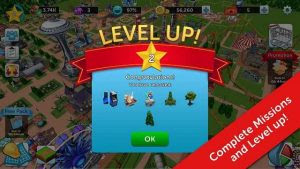 RollerCoaster Tycoon Touch MOD APK v1.2.20 Android Unlimited Money Terbaru 2017