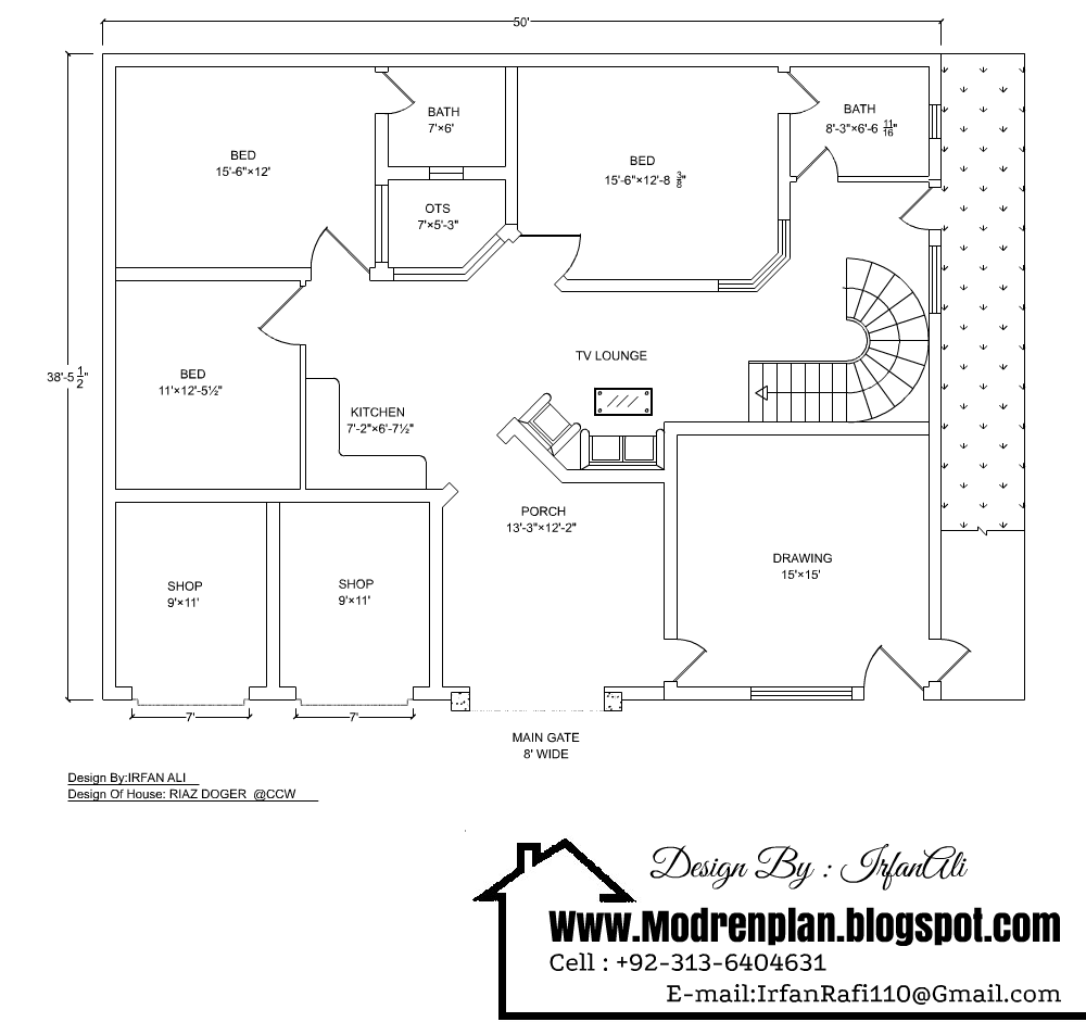 45+ House Plan Drawings 7 Marla
 Gif