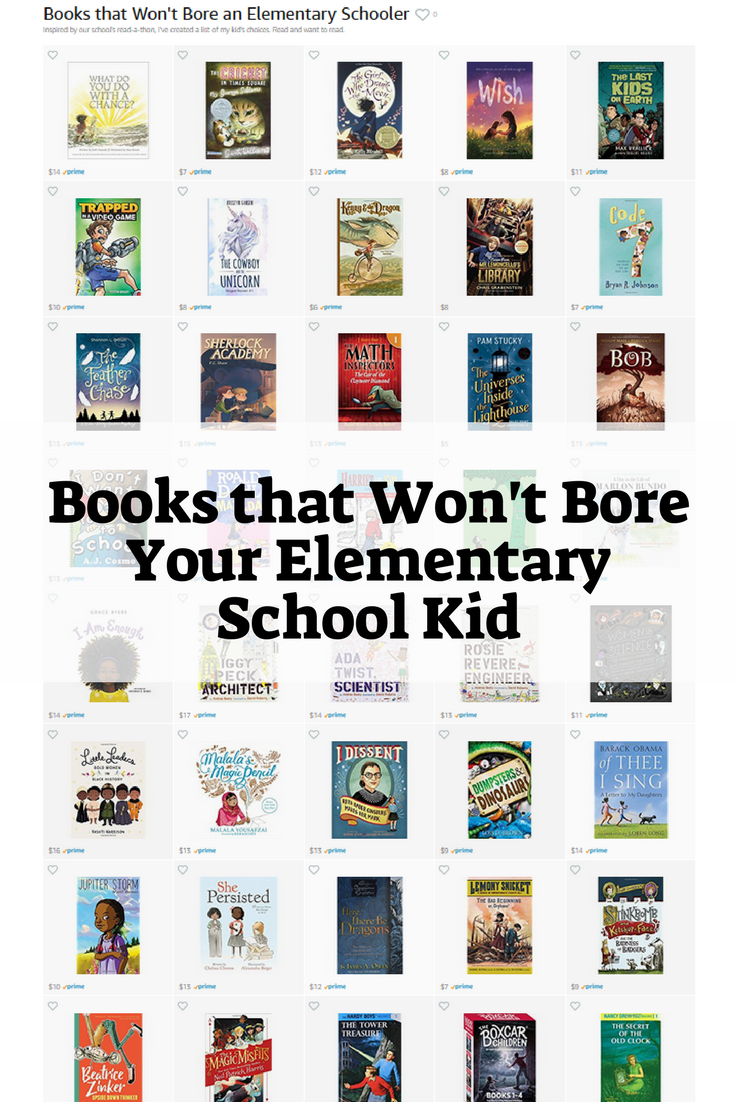  50 Books that Won't Bore Your Elementary School Kid
